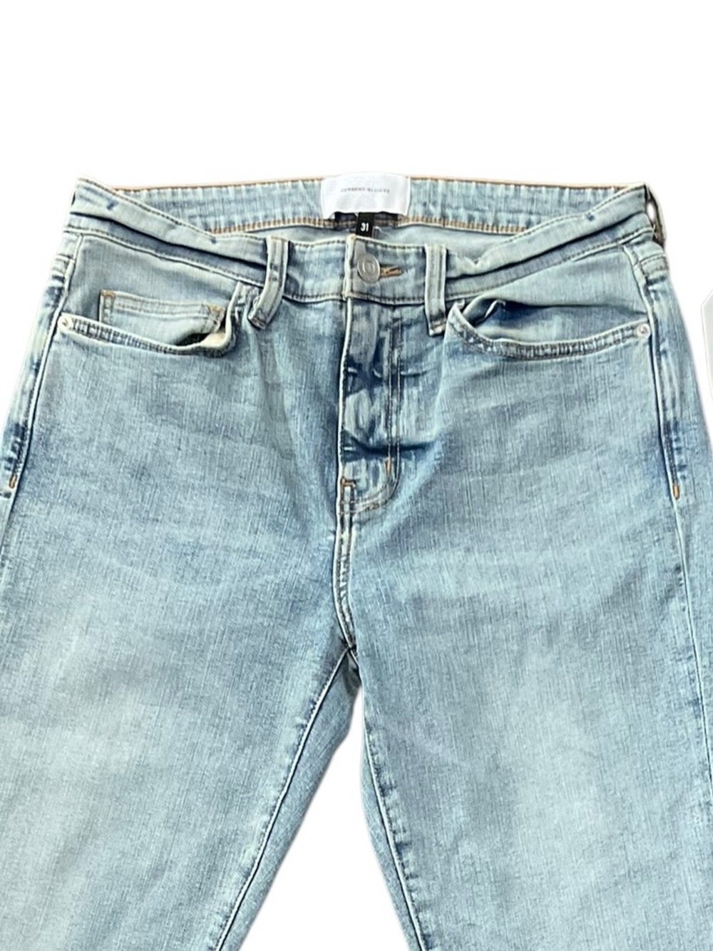 Current/Elliott Original High Waist Ankle Stiletto Light Blue Jeans Size 31 - Picture 7 of 9